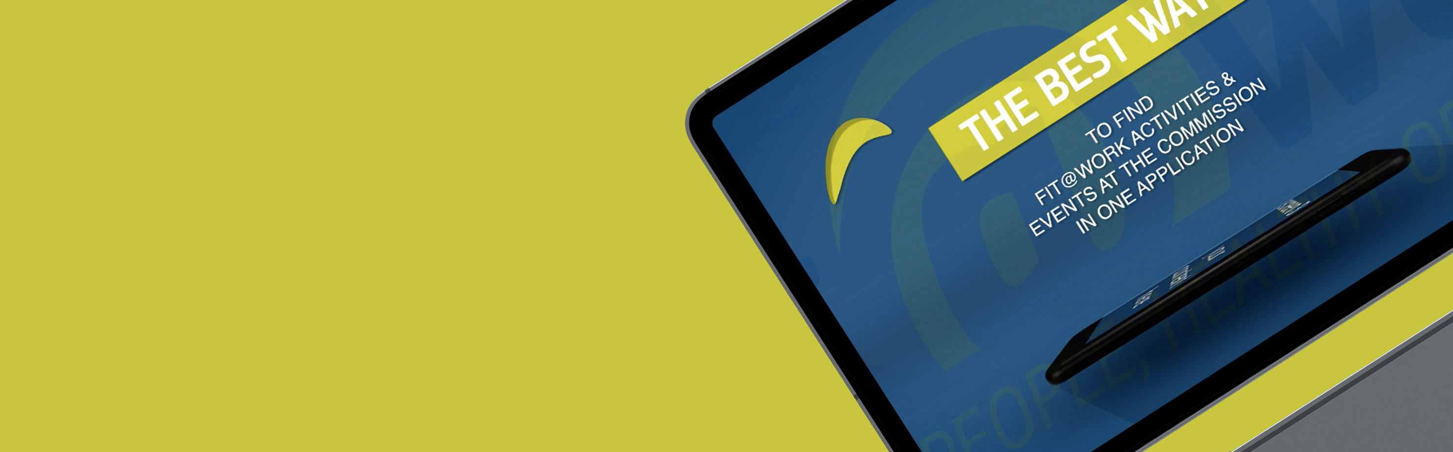 image of a screenshot of the Where 2 go app teaser showing an animated search bar